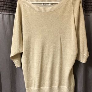 Beautiful gold half sleeve sweater
